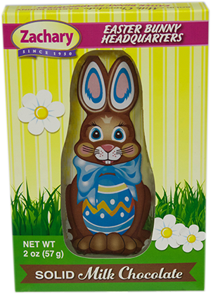 Solid Milk Chocolate Rabbit - 0-7518615122-8