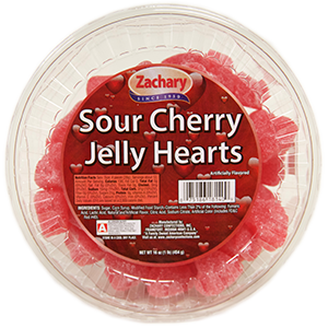 Sour Cherry Jelly Hearts Tub - 0-7518618140-9